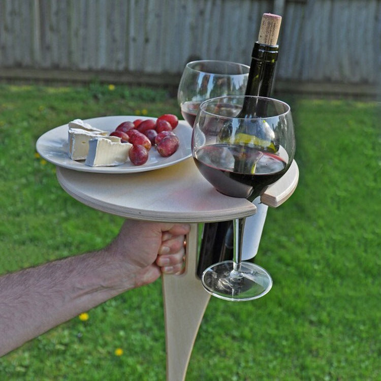 Outdoor Detachable And Foldable Wine Rack