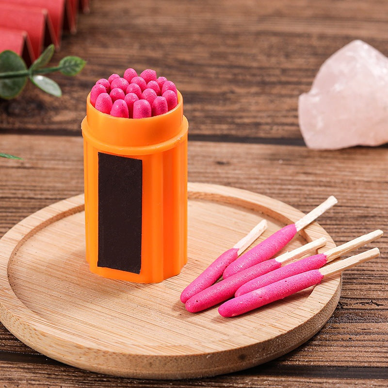 Windproof Matches Wholesale Spot Outdoor Camping Emergency Matches Supplies Backup Lighting Light Source Emergency Wind Resistance Match